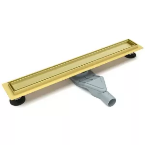 Желоб линейный ESBANO C-TILE-50SG/60SG/70SG/80SG матовый золотой, Выбрать цвет: Матовый золотой, Выбрать размер: 600