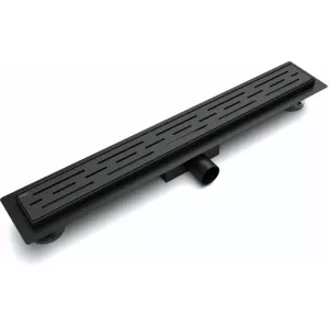 Желоб линейный ESBANO M-RAIN-60/70/80MB матовый черный, Выбрать цвет: матовый чёрный, Выбрать размер: 600