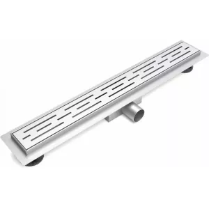 Желоб линейный ESBANO M-RAIN-60MC/70MC/80MC  матовый хром, Выбрать цвет: Матовый хром, Выбрать размер: 600