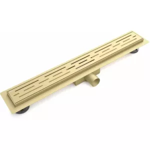 Желоб линейный  ESBANO M-RAIN-60/70/80SG матовый золотой, Выбрать цвет: Матовый золотой, Выбрать размер: 600