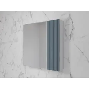 Зеркальный шкаф «Стокгольм»  графит софт