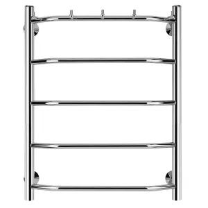 Полотенцесушитель Secado Агата 1 К , с крючками , электрический L/R хром, Выбрать размер: 40х60, Ориентация: левая