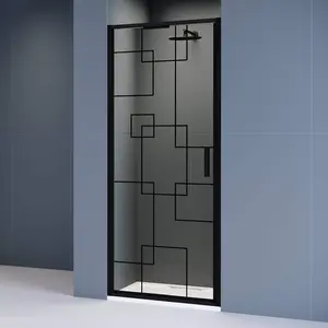 Душевая дверь RGW SV-05-B Чёрный/Black Smart Line