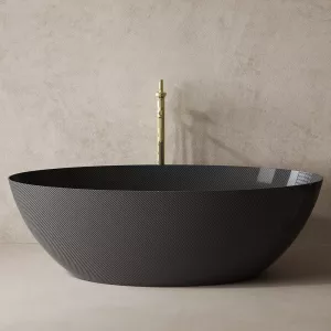 Карбоновая ванна ABBER Karbon AK9002-1.8 черная  180х85