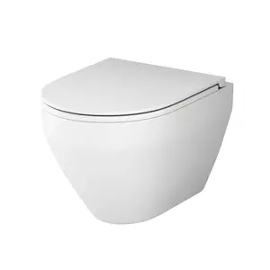 AM.PM Spirit V2.0 подвесной унитаз FlashClean с сиденьем микролифт, бел мат