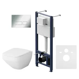 AM.PM Инсталл с клав Pro S глянц хром с подв унит Inspire V2.0 FlashClean с сид м/л