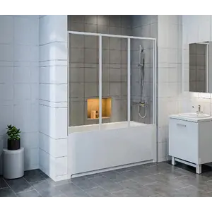 Шторка для ванны BAS Тесса 140х145