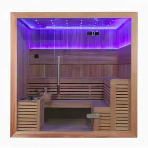 Финская сауна Frank 870 серия, 2 полки , кедр, Выбрать размер: 170х170