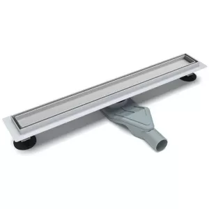 Желоб линейный ESBANO C-TILE-50MC/60MC/70MC/80MC матовый хром, Выбрать цвет: Матовый хром, Выбрать размер: 500