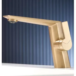 Смеситель для раковины ACWEN BN61C матовое золото, Выбрать цвет: Золото матовое