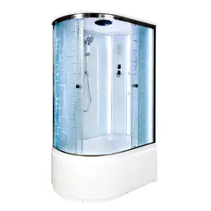 Душевая кабина AvaCan EM 4511R с рисунком/хром, высокий поддон