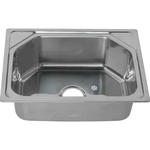 Мойка 6045 MELANA 0,8/210 врезная  с сифоном