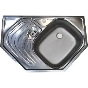 Мойка 7651 FR MELANA RUS 0,6/160  врезная  с сифоном