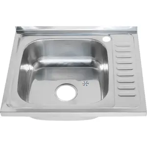 Мойка 6050 L/R MELANA 0,4/0,6/0,8/160 накладная