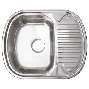 Мойка 6049 U MELANA 0,8/180 ИУ врезная без сифона