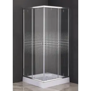 Душевой  уголок ZQ8111  PARLY с поддоном