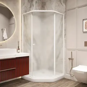 Душевой уголок ZEР91FR  PARLY с поддоном (90х90х197)