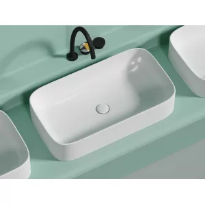 Умывальник чаша Ceramica Nova накладная ( Белый Матовый) Element 705*380*150мм, Выбрать цвет: Белый матовый