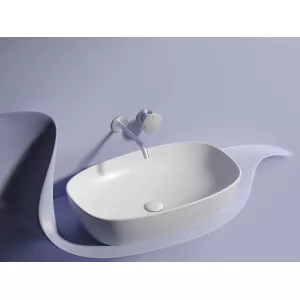 Умывальник чаша Ceramica Nova накладная овальная (цвет Белый Матовый) Element 600*380*138мм, Выбрать цвет: Белый матовый