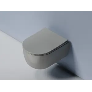 Подвесной унитаз Ceramica Nova Modena  Rimless (цвет Антрацит Матовый),