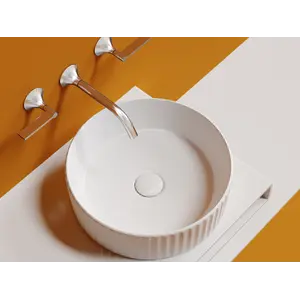 Умывальник чаша Ceramica Nova накладная круглая Element 360*360*115мм