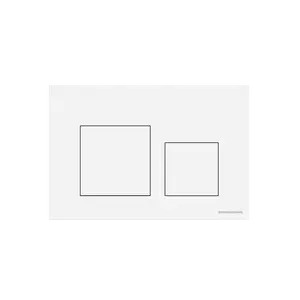 Кнопка смыва CERAMICANOVA Balance, клавиши Square, цвет белый глянцевый, арт.CN12-002W