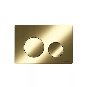 Кнопка смыва CERAMICANOVA Balance, клавиши Circle, цвет брашированное золото, арт. CN12-001BG, Выбрать цвет: Брашированное золото