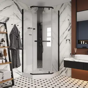 Кабина CHIKA901B душевая без крыши Ceruttispa (90x90x215-225)