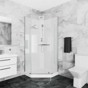 Кабина CHIKA901T душевая без крыши Ceruttispa (90x90x215-225)