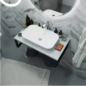 Столешница 1Marka GRUNGE LOFT  бетон светлый, Выбрать цвет: Бетон светлый, Выбрать размер: 100