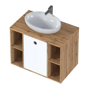 Тумба подвесная 1Marka ECOnomical   Белый