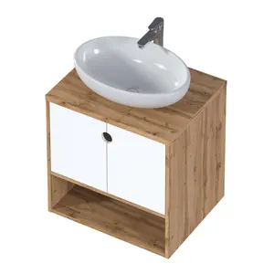 Тумба подвесная 1Marka ECOnomical   Белый