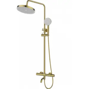 Душевая стойка ESBANO CELINE (DS-SG) брашированное золото