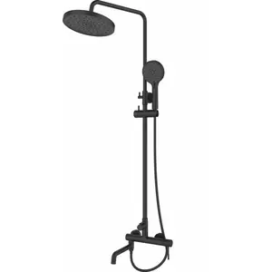 Душевая стойка  ESBANO DAISY (DS-MB) черный матовый