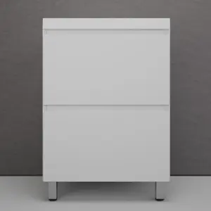 Тумба напольная Style line  "Манхэттен 100/80/70/60" ЭМАЛЬ с раковиной ASTI, 2 ящика, PLUS, белый матовый