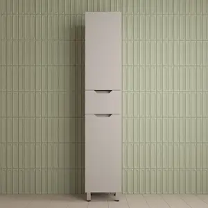 Пенал Style line "Остин" 36 см напольный 1 ящик крем эмаль PLUS