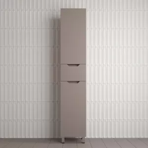 Пенал Style line "Остин" 36 см напольный 1 ящик тауп темный эмаль PLUS, Тип: Пенал напольный, Выбрать цвет: Тауп темный