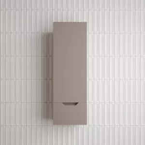 Пенал Style line "Остин" 36 см подвесной 1 ящик тауп темный эмаль PLUS, Тип: Пенал подвесной, Выбрать цвет: Тауп темный