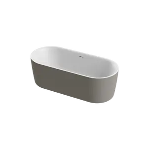 Акриловая ванна CEZARES METAURO-INT-Central-180-80-60-G-W-MATT