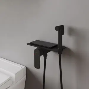 Гигиенический душ  IDDIS AXEBLSHi08 черный матовый