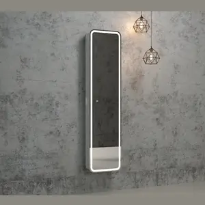 Зеркало-пенал ACWEN "Lorenzo LED" 40х160 с розеткой