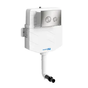 Встраиваемый смывной бачок WasserKRAFT Aller 10TLT.031.ME без кнопки/с кнопкой для приставного унитаза