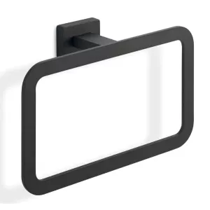 Gedy Atena, полотенцедержатель - кольцо, цвет черный матовый