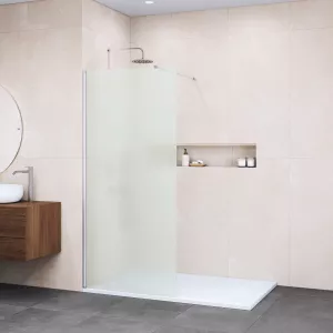 Перегородка для душа RGW WA-010 матовое/хром, Цвет стекла: матовое-сатинат, Цвет профиля: Хром, Выбрать размер: 90