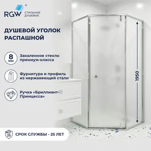 Душевой уголок RGW HO-088 матовое/хром