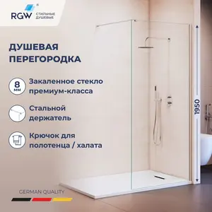 Душевая перегородка RGW WA-210 прозрачное стекло