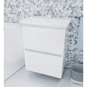 Тумба подвесная с раковиной 1Marka Aris