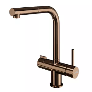 WasserKRAFT A8997 Смеситель для кухни под фильтр, Выбрать цвет: Розовое золото