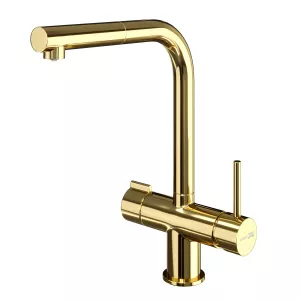 WasserKRAFT A8977 Смеситель для кухни под фильтр, Выбрать цвет: Золото