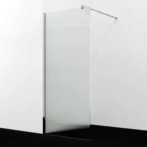 Душевая перегородка WasserKRAFT Rur 30W -FL ребристое/хром